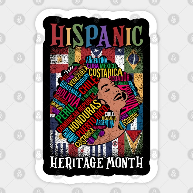 Hispanic Heritage Month Sticker by The WYLD Tribe